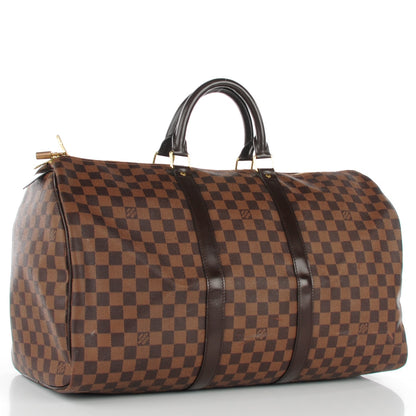 Louis Vuitton Damier Ebene Keepall 50 3 of 8
