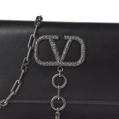 Valentino Garavani Calfskin VCase Shoulder Bag Black 7 of 9