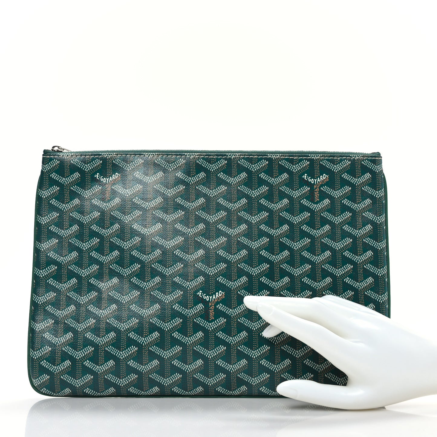 Goyardine Senat Pochette MM Green