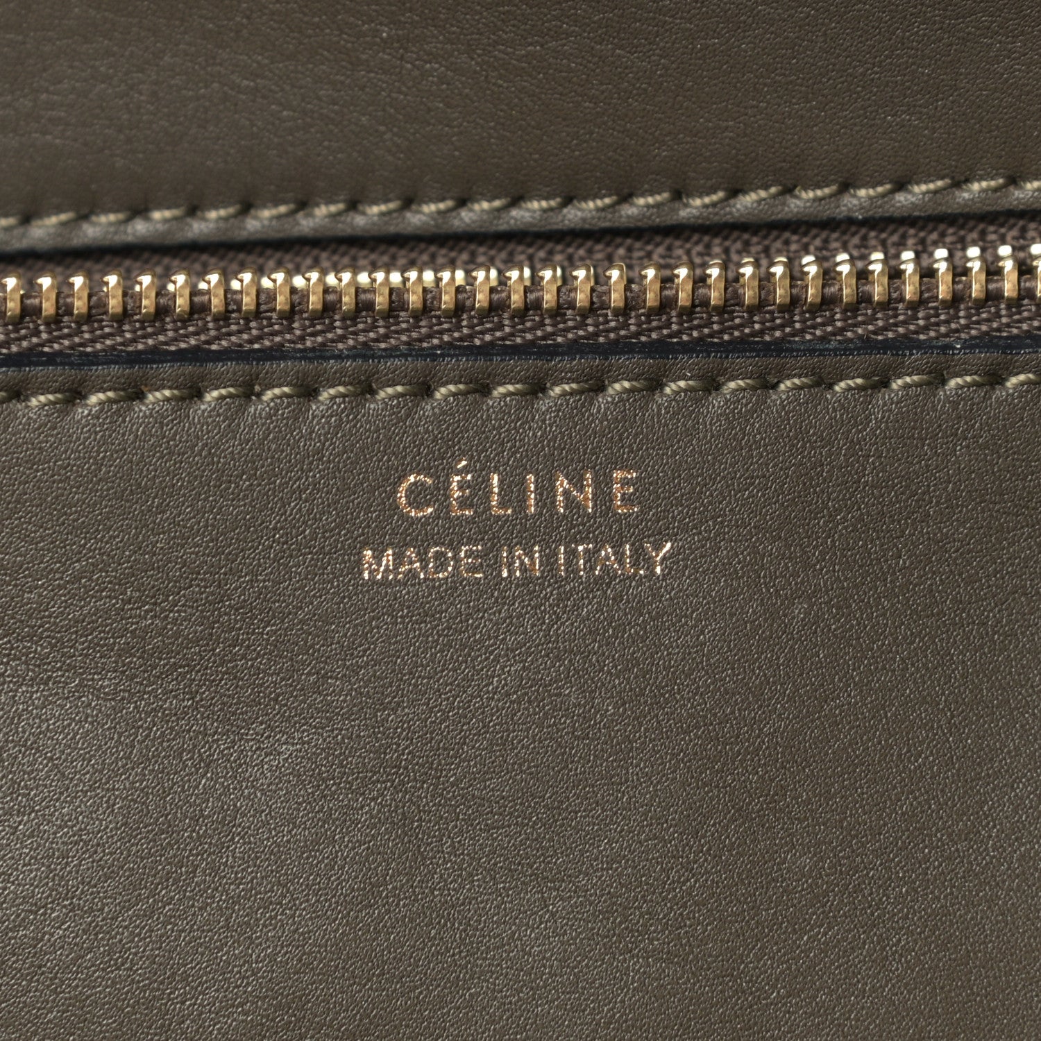 Celine Crocodile Embossed Nubuck Calfskin Small Tie Knot Tote Grey 12 of 15