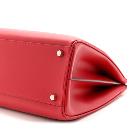 Gucci Shibuya Calfskin Medium Zumi Top Handle Bag Hibiscus Red 10 of 10