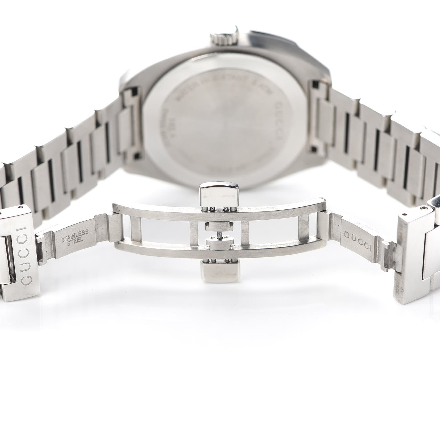 Gucci Stainless Steel Diamond 37mm G-Timeless Quartz Watch White 5 of 6
