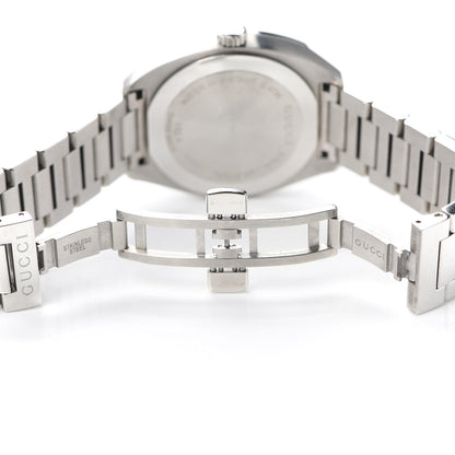 Gucci Stainless Steel Diamond 37mm G-Timeless Quartz Watch White 5 of 6