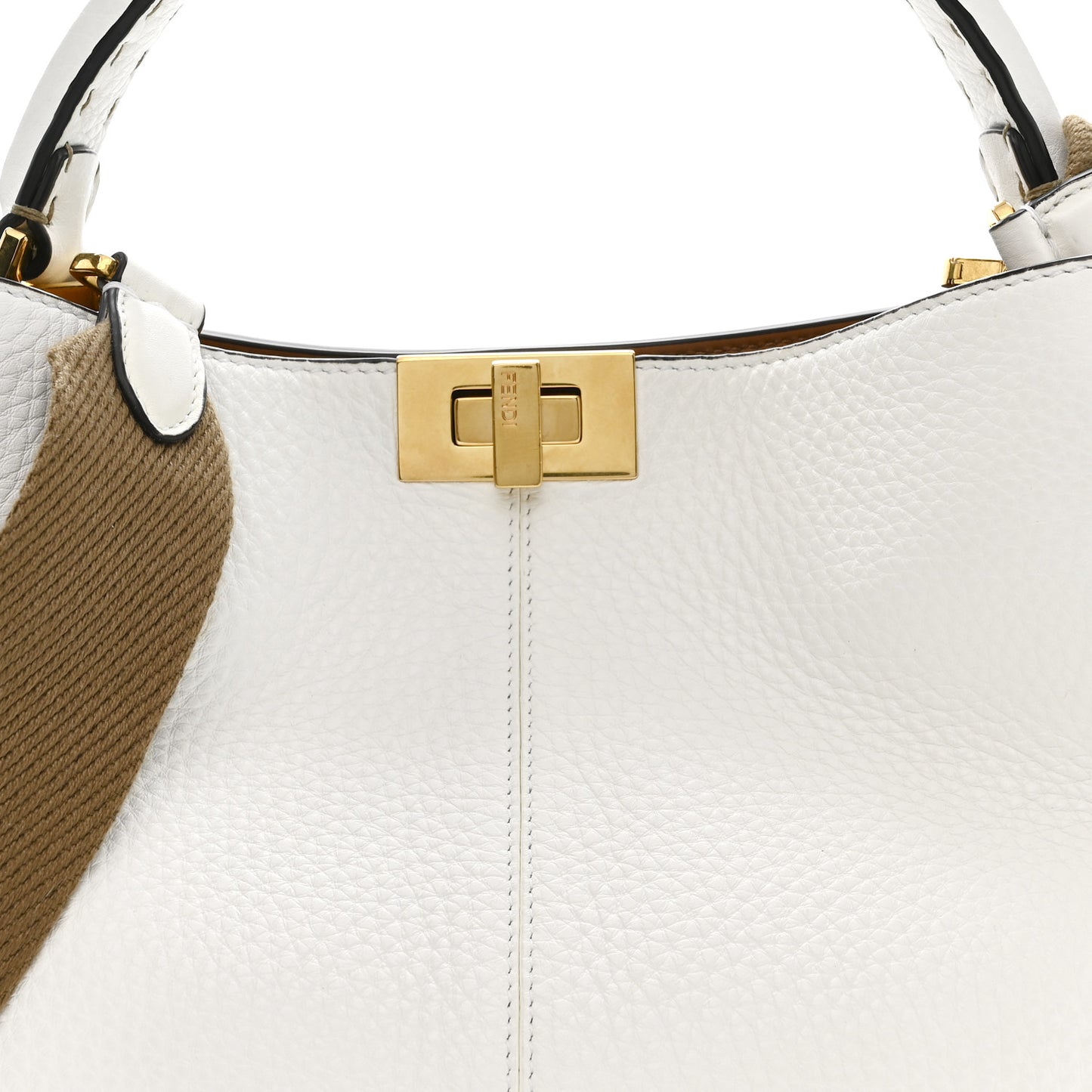 Cuoio Romano Selleria Bi-Color Medium Peekaboo X-Lite White Indaco