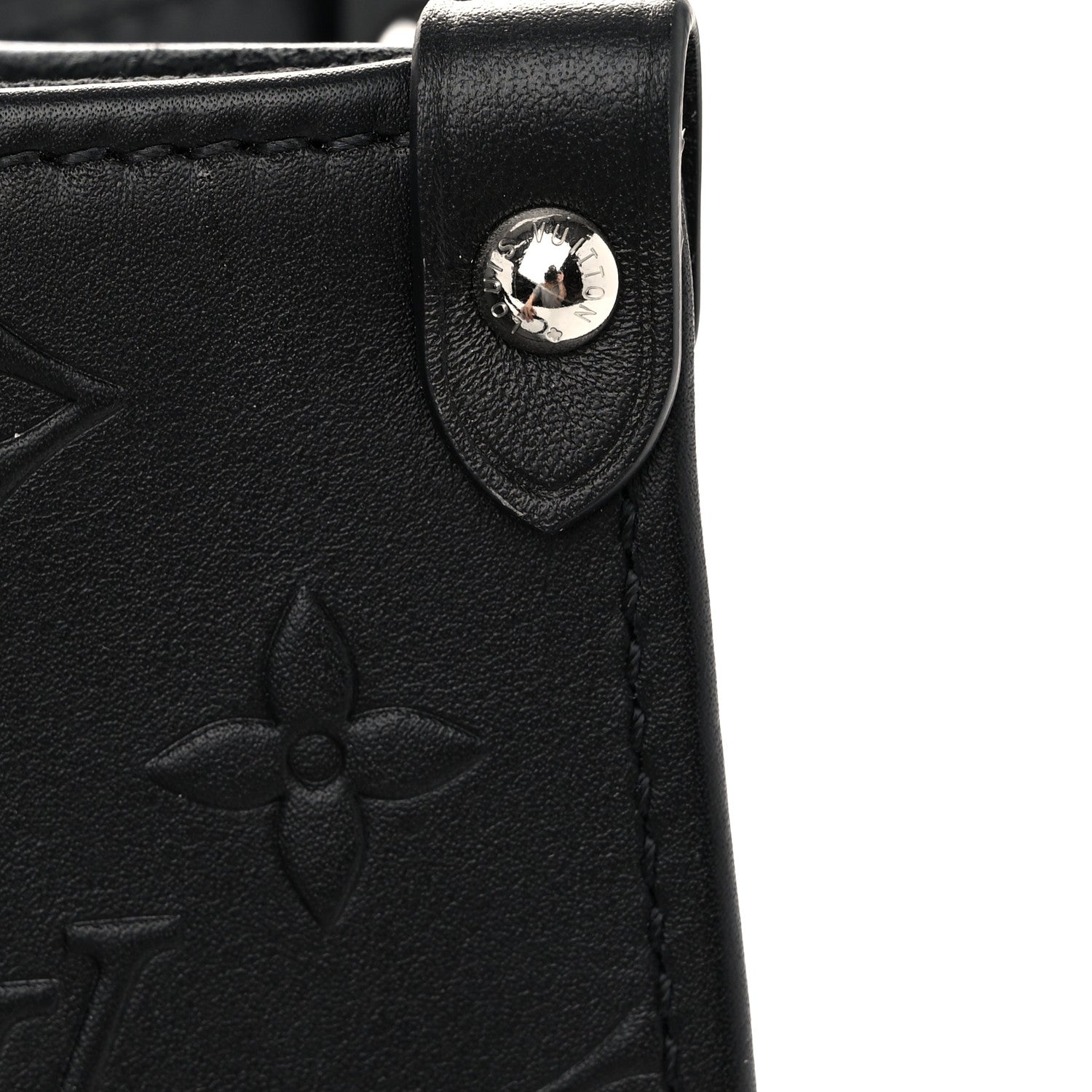 Louis Vuitton Calfskin Monogram Bold Onthego PM Black 10 of 12