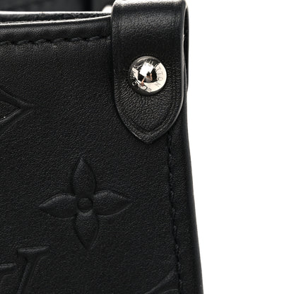 Louis Vuitton Calfskin Monogram Bold Onthego PM Black 10 of 12