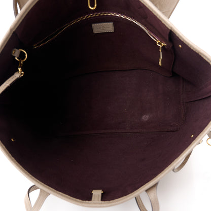Louis Vuitton Empreinte Monogram Giant Neverfull MM Tourterelle 6 of 14