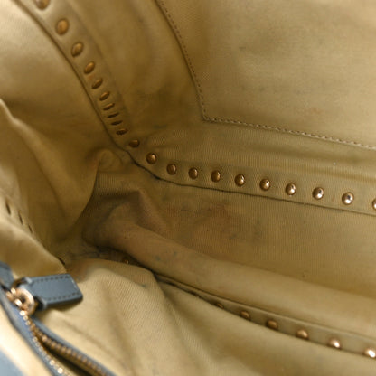 Valentino Garavani Vitello Rockstud Flap Shoulder Bag Light Stone 17 of 20