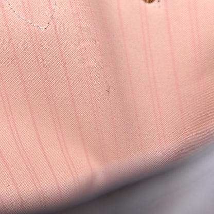 Louis Vuitton Damier Ebene Neo Neverfull MM Rose Ballerine 10 of 16