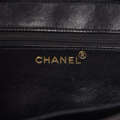 Chanel Lambskin Quilted Shopping Tote Black 8 of 14
