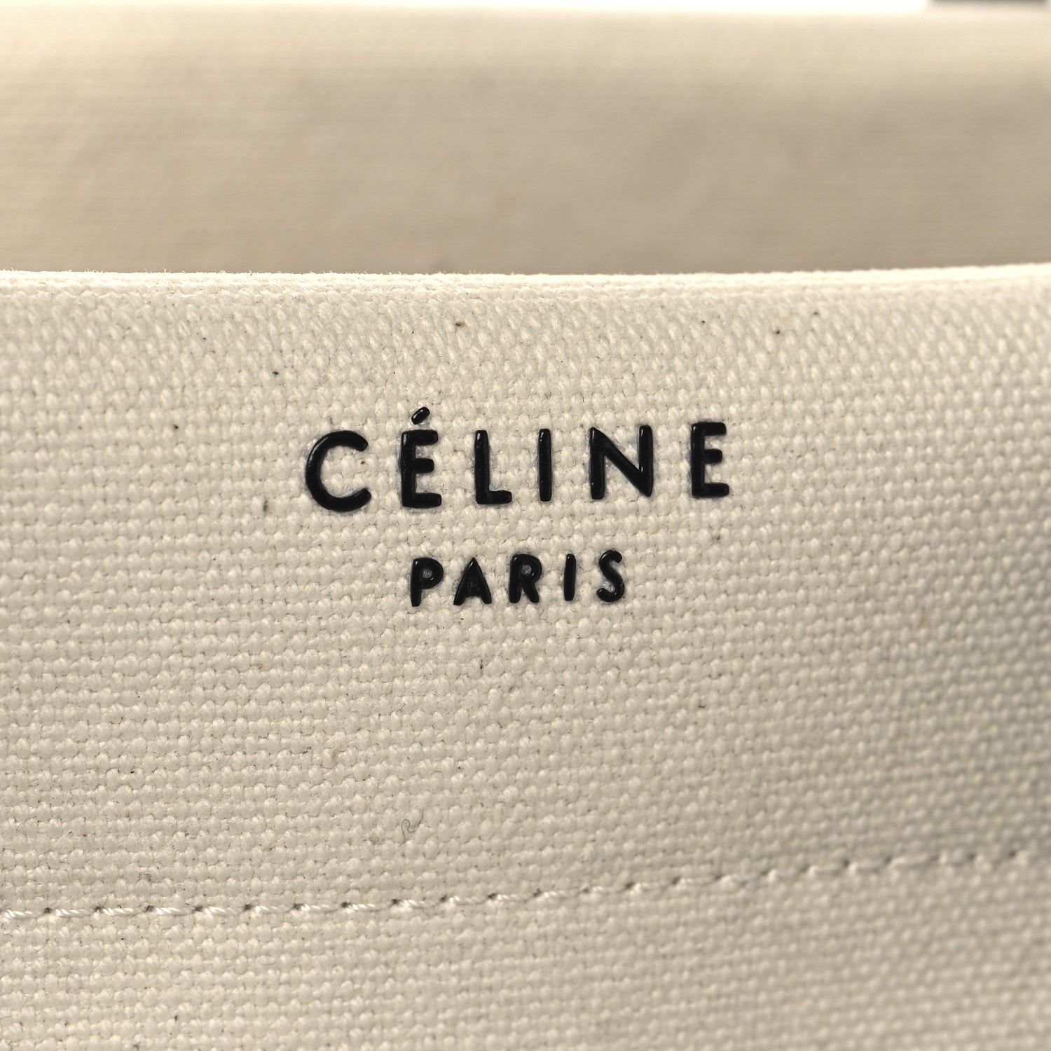 Celine Cotton Canvas Medium Phantom Luggage White 6 of 14