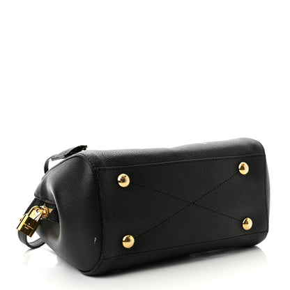 Louis Vuitton Empreinte Monogram Giant Montaigne BB Black Beige 4 of 9