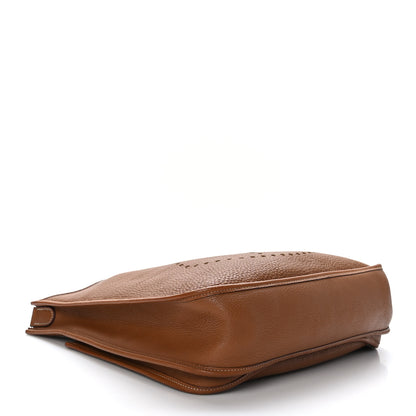 Hermes Taurillon Clemence Evelyne II GM Gold 4 of 9