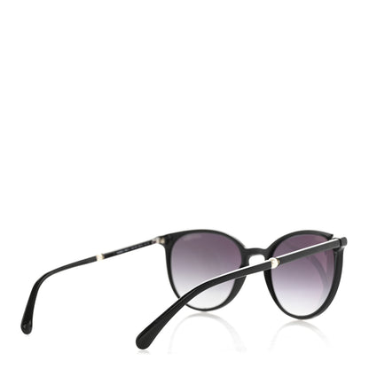 Chanel Acetate Butterfly Pearl Sunglasses 5394-H Black 4 of 10