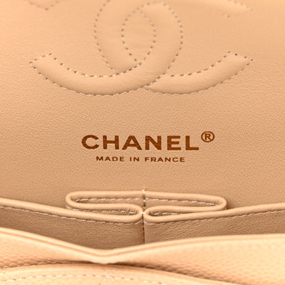 Chanel Caviar Quilted Small Double Flap Beige 6 of 14