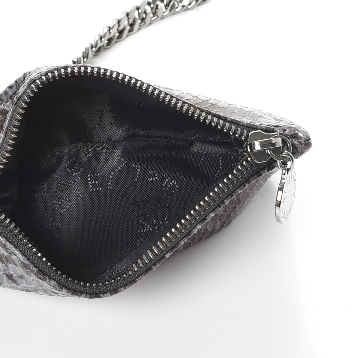 Eco Python Big Falabella Tote Dark Grey