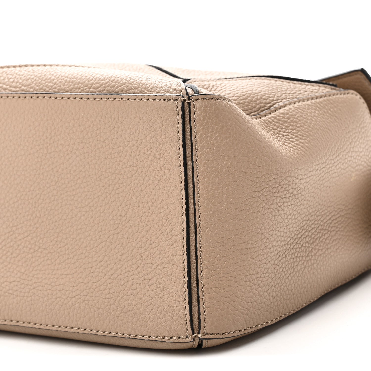 Loewe Grained Calfskin Small Puzzle Bag Sand 9 of 10