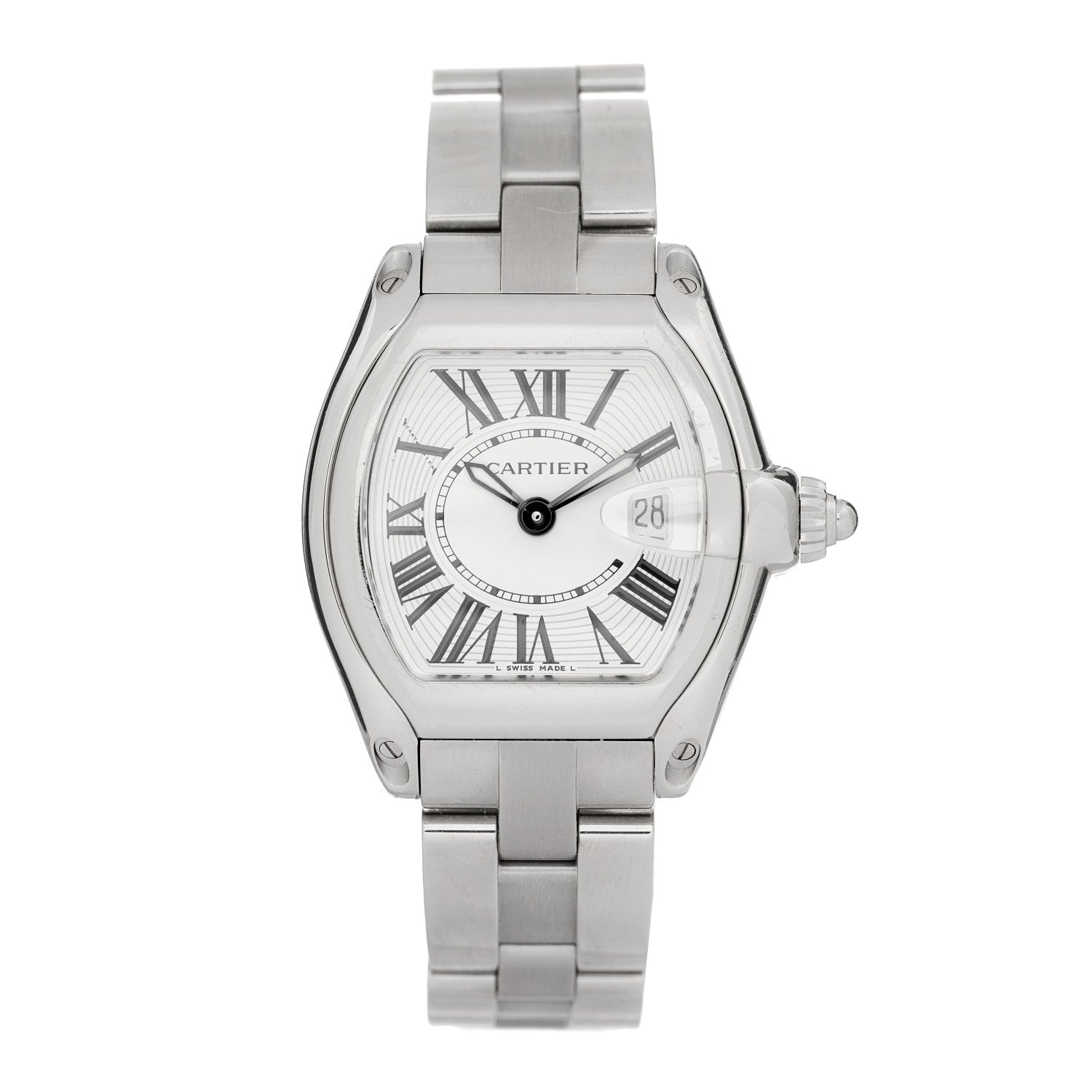 Cartier Stainless Steel 31mm Roadster Quartz Watch 1 of 4
