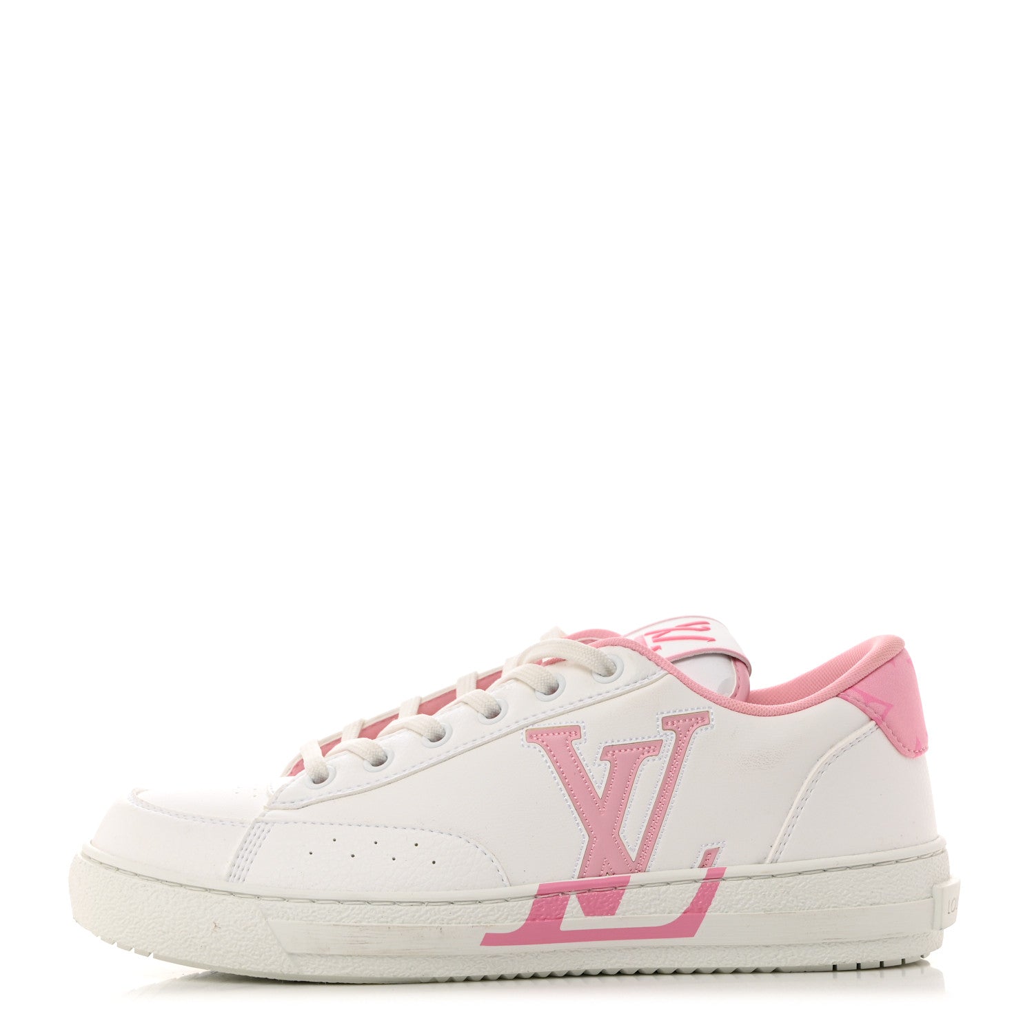 Louis Vuitton Calfskin Charlie Sneaker 37.5 White Rose Clair 1 of 7