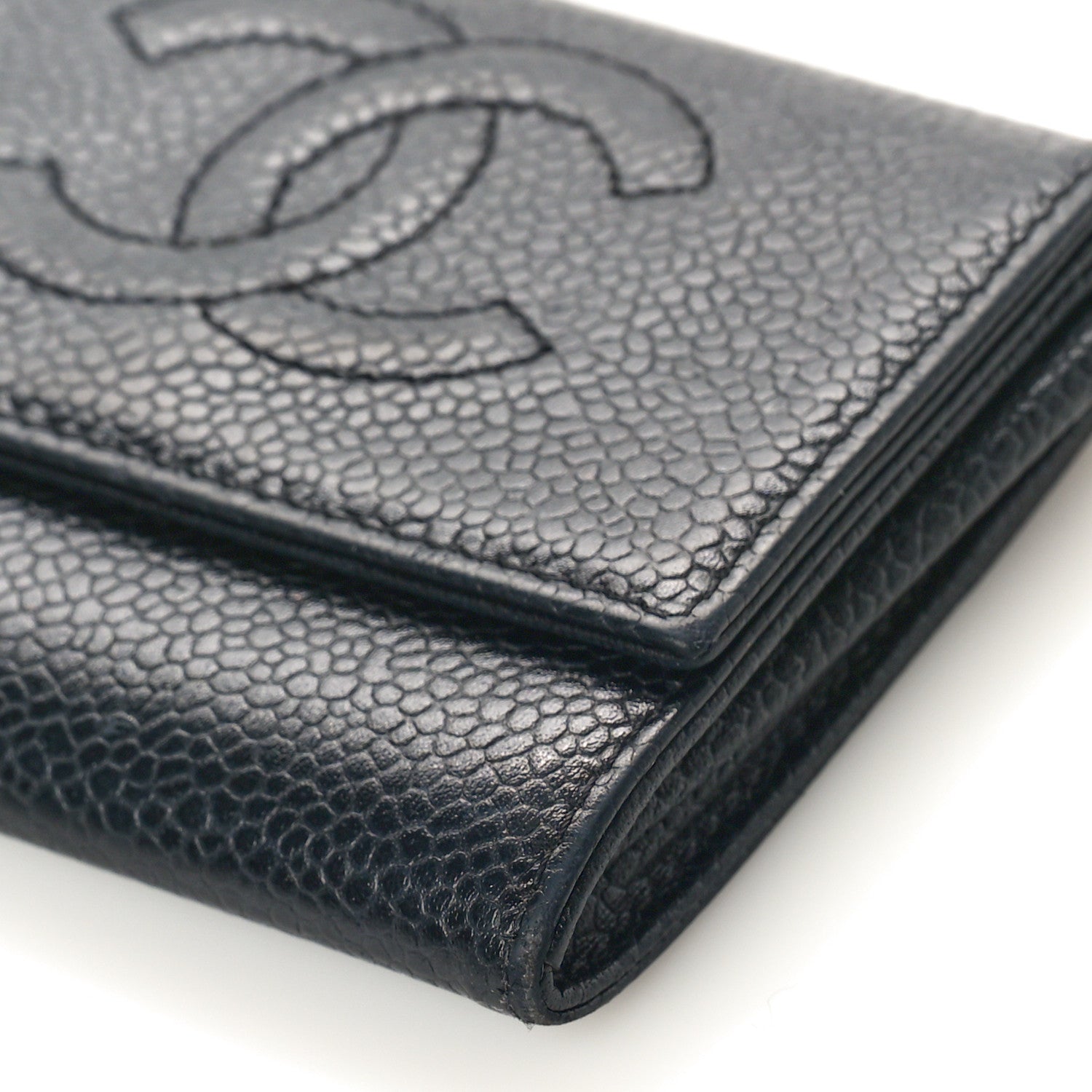 Chanel Caviar Timeless CC Flap Wallet Black 9 of 9