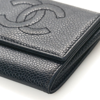 Chanel Caviar Timeless CC Flap Wallet Black 9 of 9
