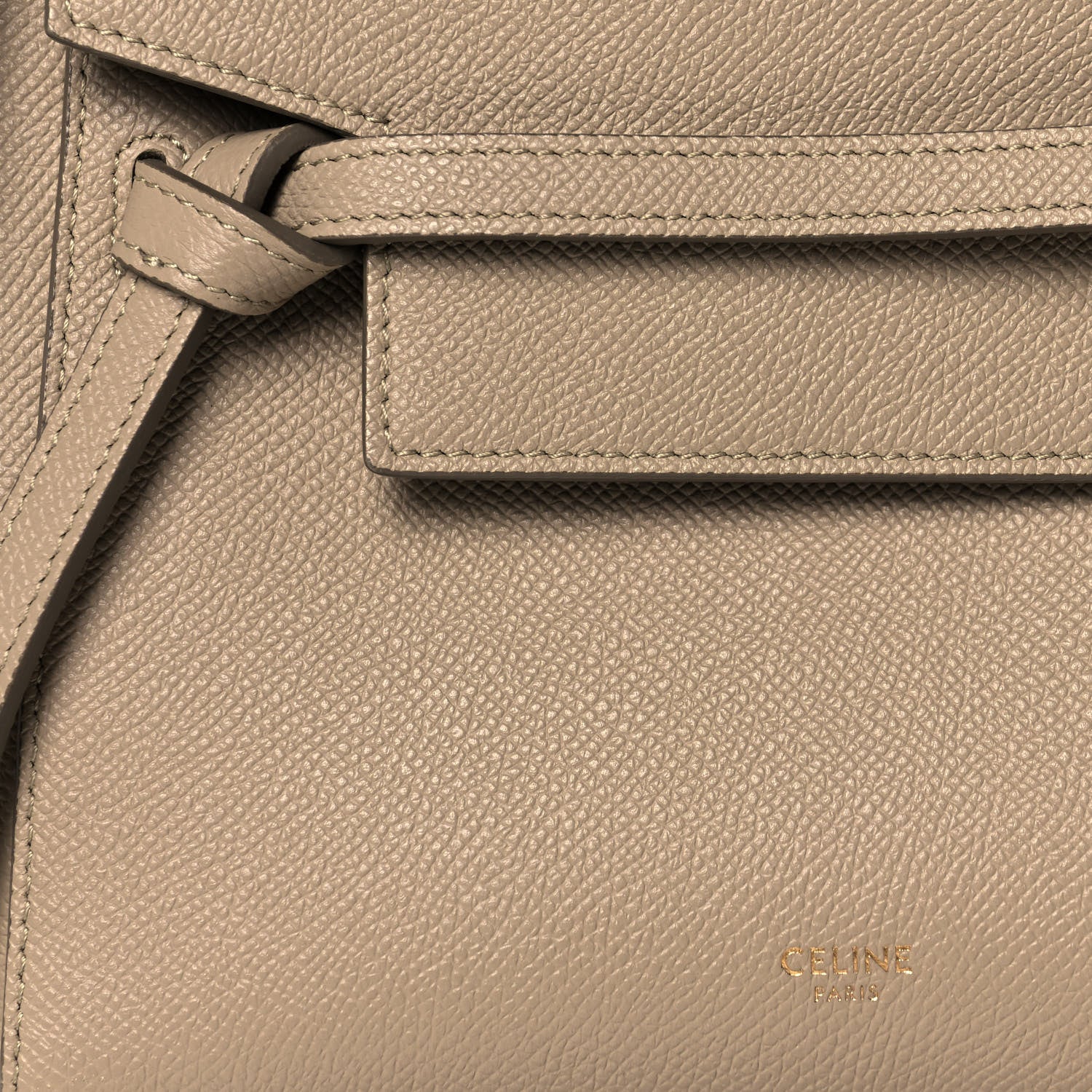 Celine Grained Calfskin Nano Belt Bag Light Taupe 7 of 14