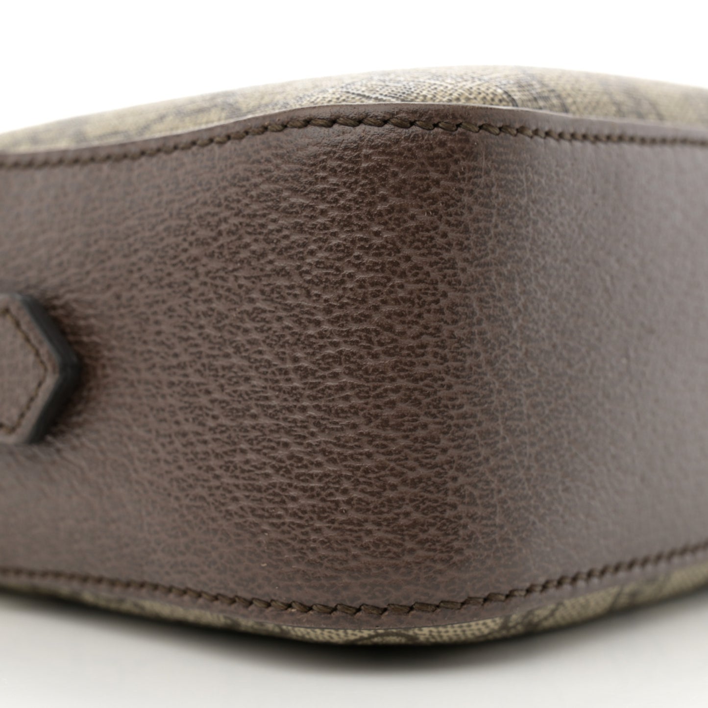 GG Supreme Monogram Web Neo Vintage Shoulder Bag Beige New Acero Crop