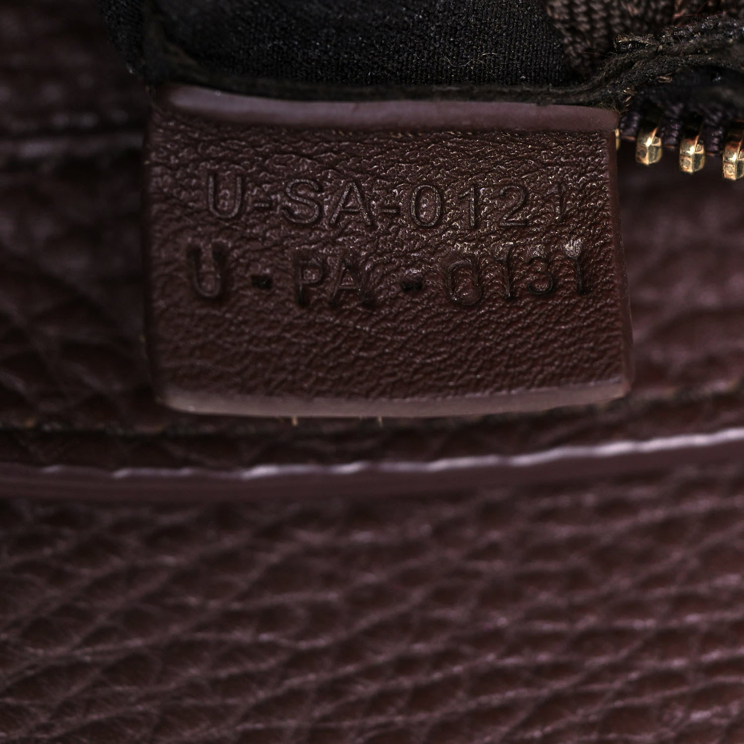Celine Pebbled Calfskin Mini Luggage Chocolate 6 of 13