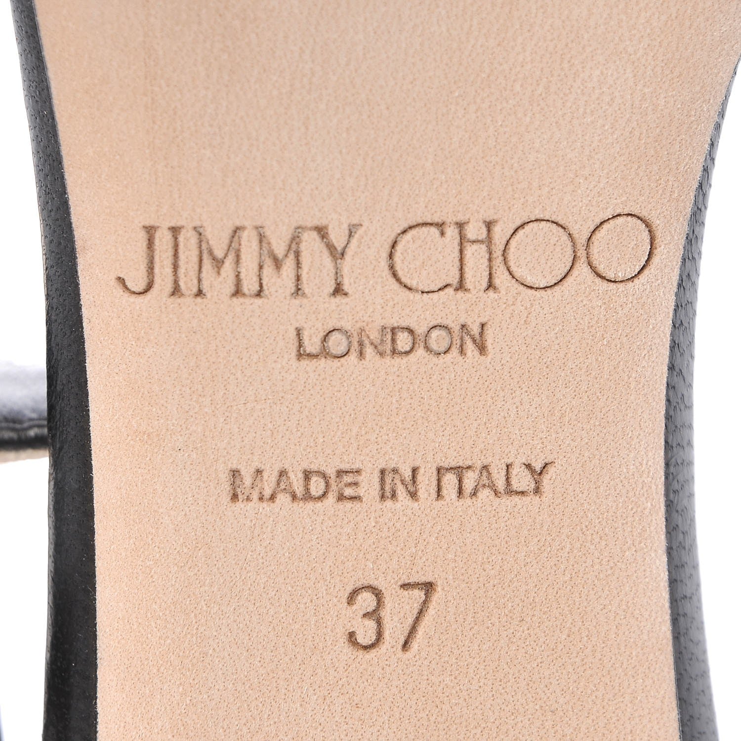 Jimmy Choo Calfskin Lamba Cube Studded Sandals 37 Black 8 of 10