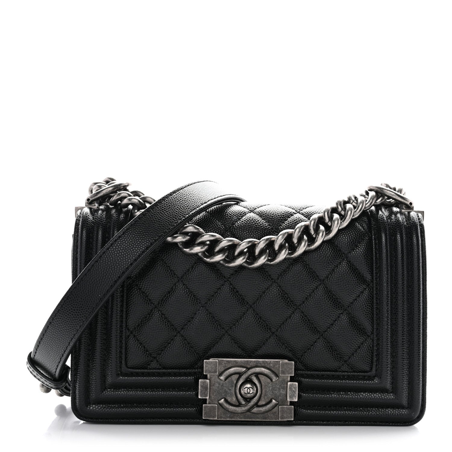 Chanel Caviar Quilted Small Boy Flap Black 1 of 10