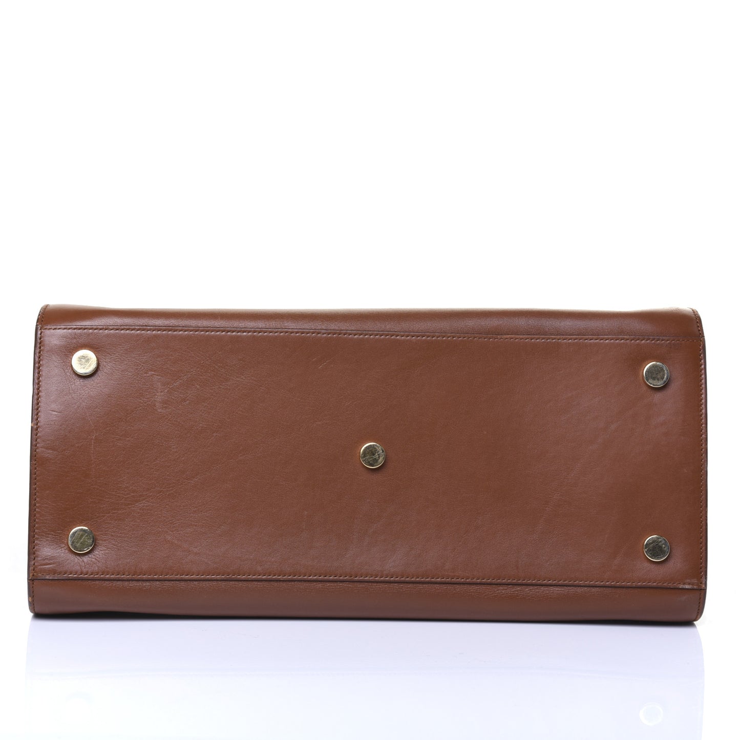 Calfskin Large Sac De Jour Carryall Cognac