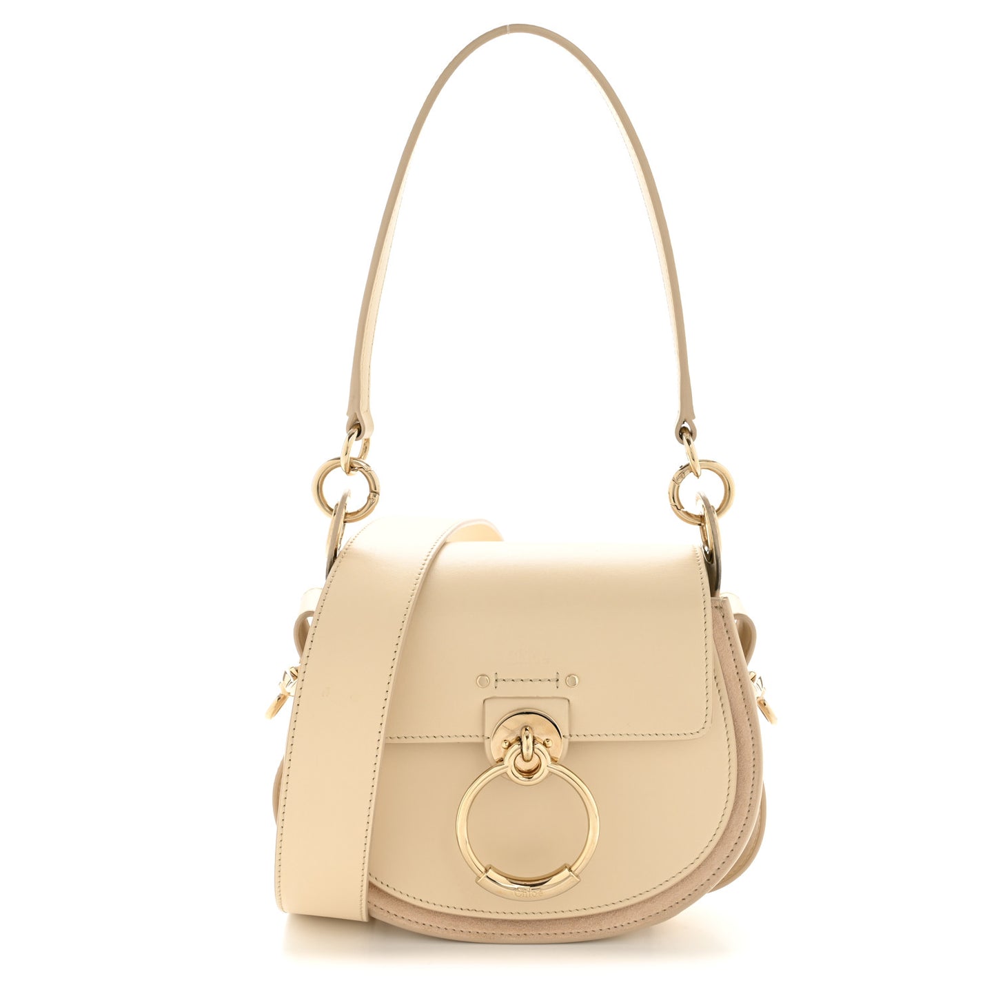 Calfskin Small Tess Bag  Sweet Beige