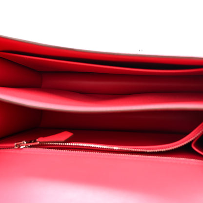 Hermes Epsom Shiny Alligator Lizard Constance 24 Rose Extreme Rose Poupre Etru Ombre 5 of 12