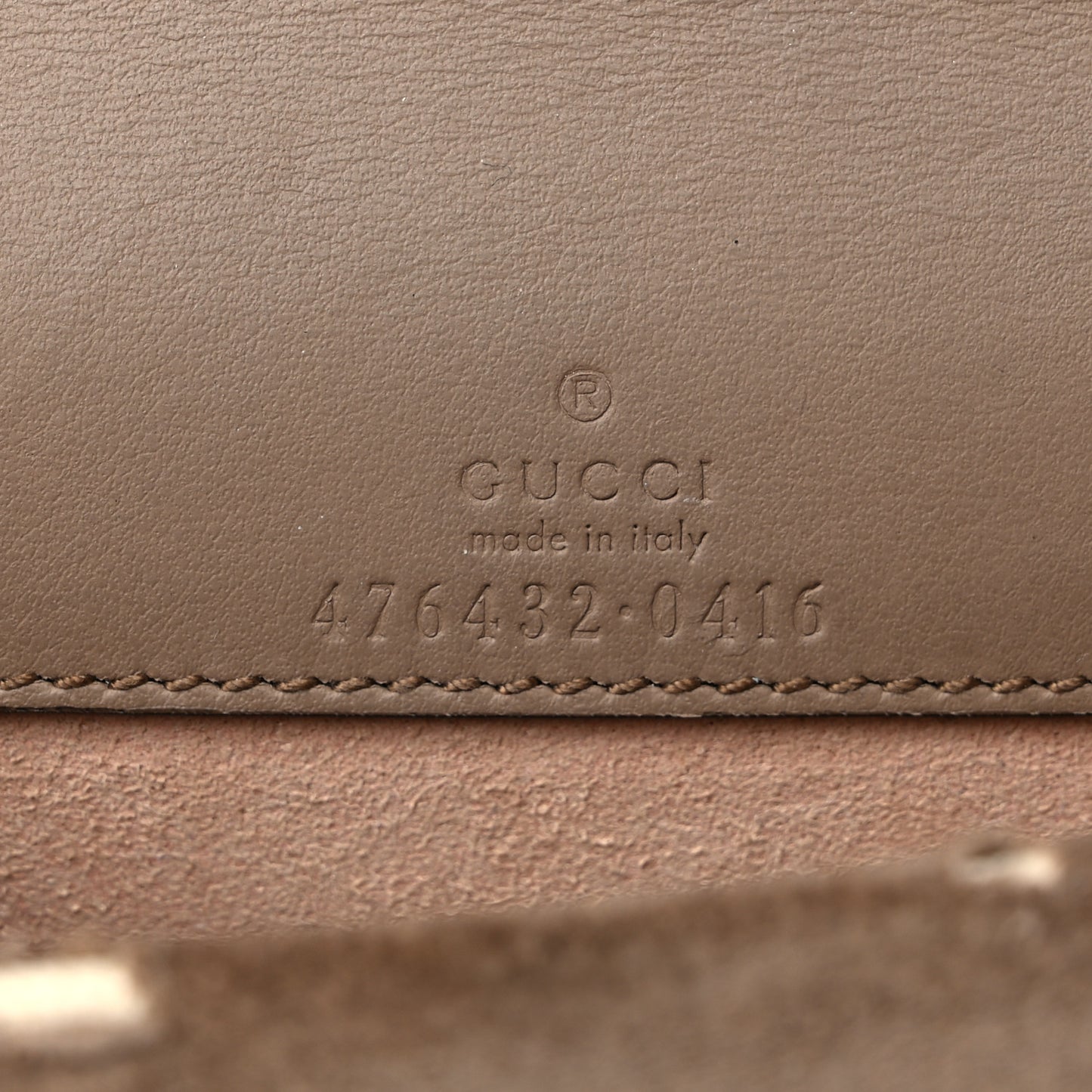 GG Supreme Monogram Super Mini Dionysus Shoulder Bag Taupe