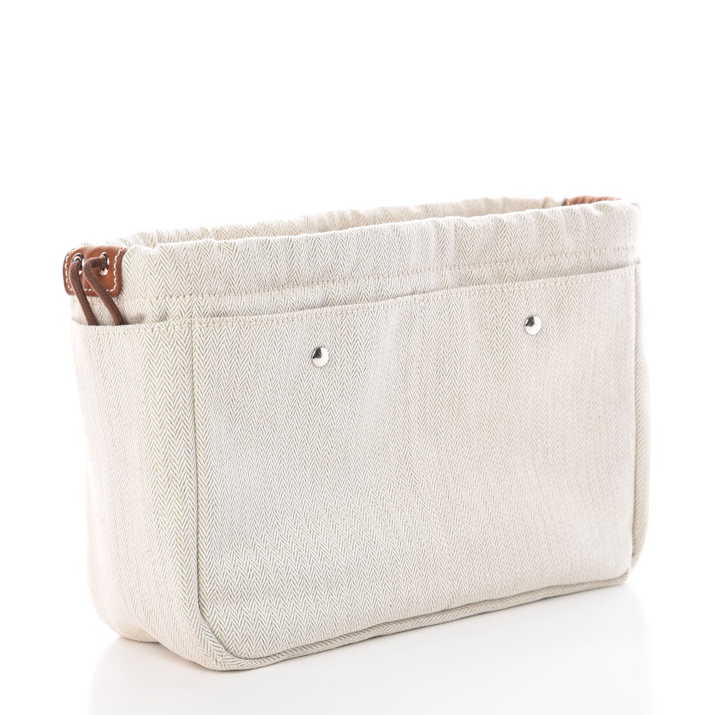 Canvas Barenia Fourbi 25 MM Pouch Naturel Fauve