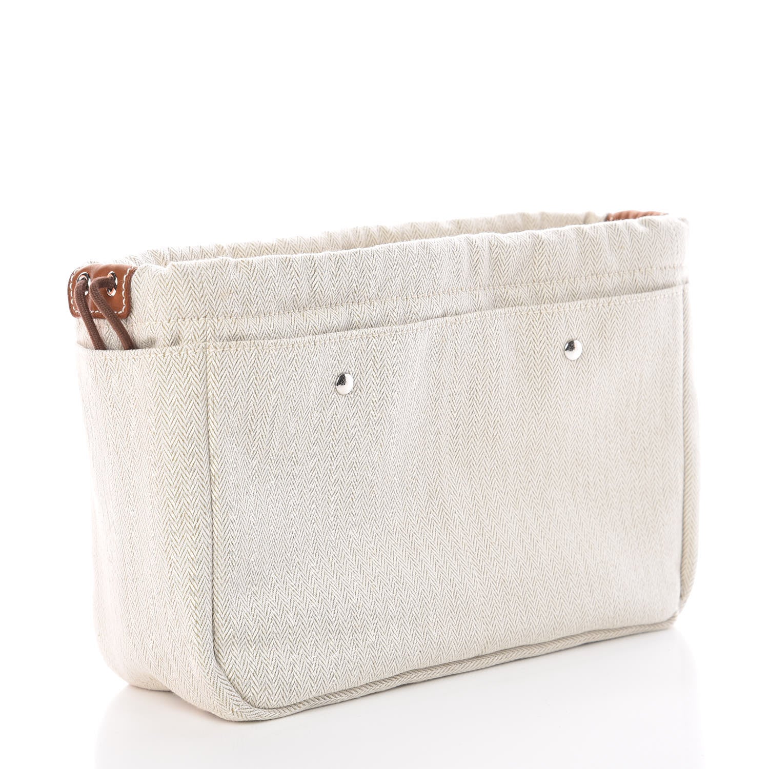 Hermes Canvas Barenia Fourbi 25 MM Pouch Naturel Fauve 3 of 10