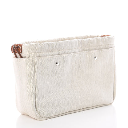 Hermes Canvas Barenia Fourbi 25 MM Pouch Naturel Fauve 3 of 10