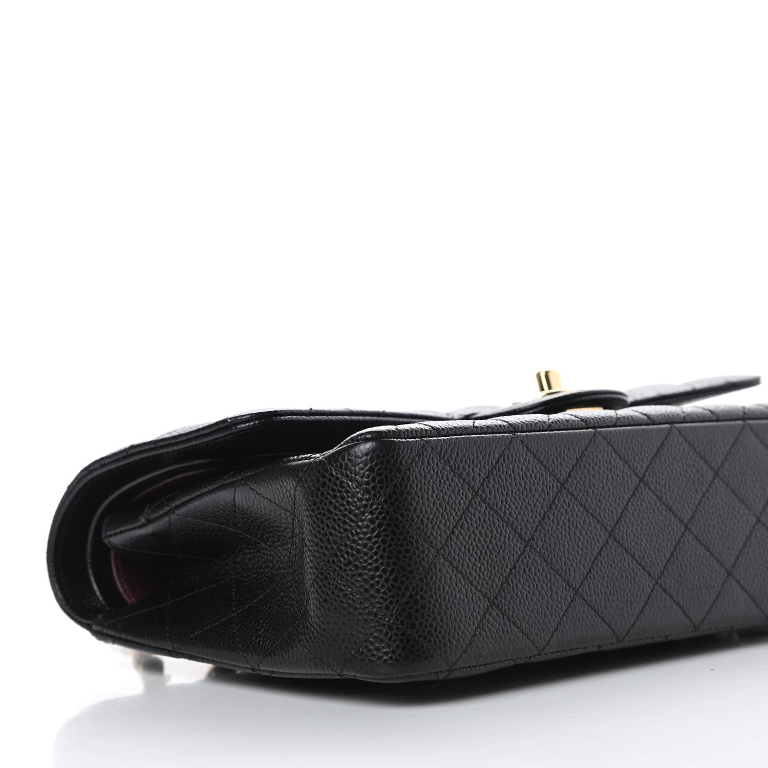 Chanel Caviar Quilted Medium Double Flap Black 8 of 10
