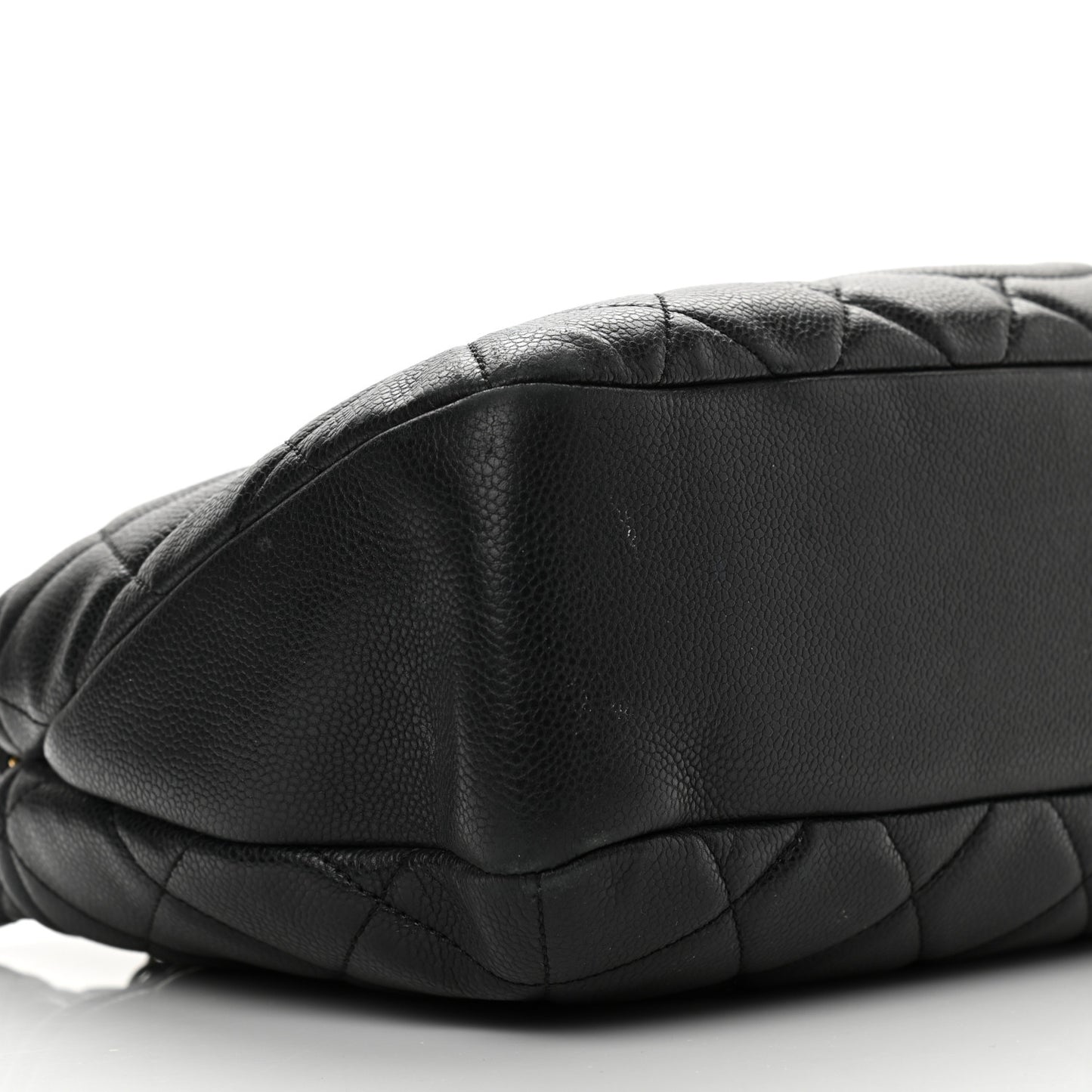 Caviar Quilted Timeless CC Soft Tote Black