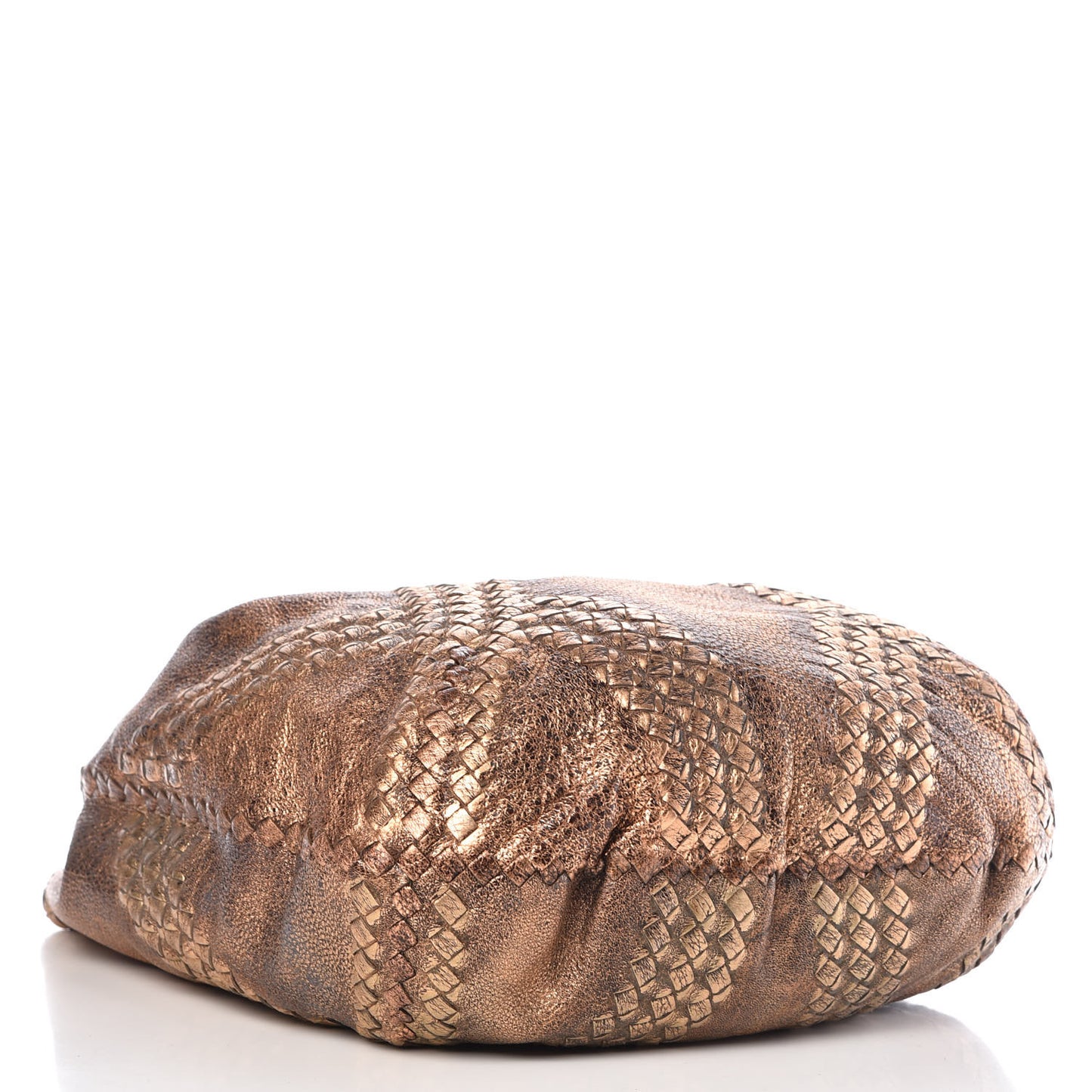 Cervo Deerskin Large Hobo Rame Ossidato