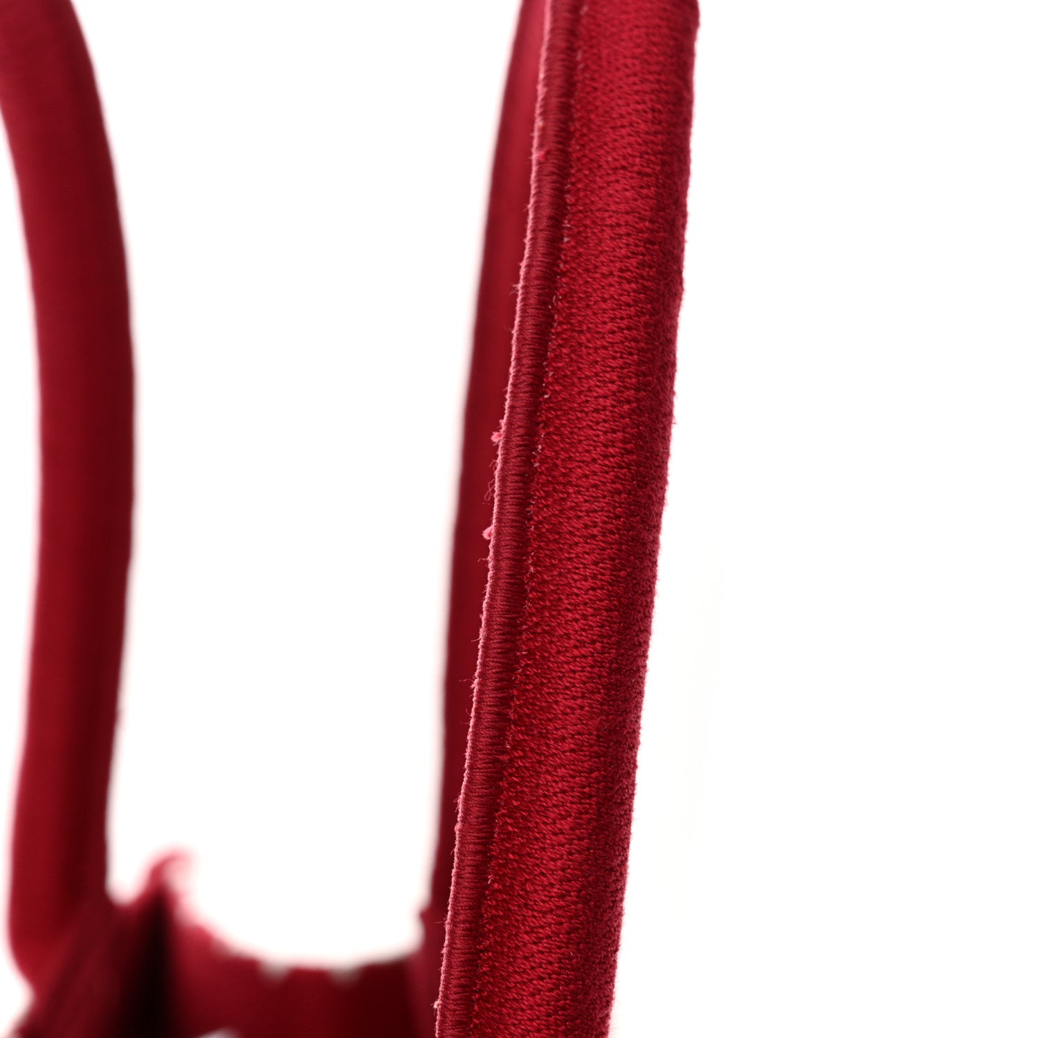 Christian Dior Canvas Embroidered Medium Book Tote Red White 12 of 12