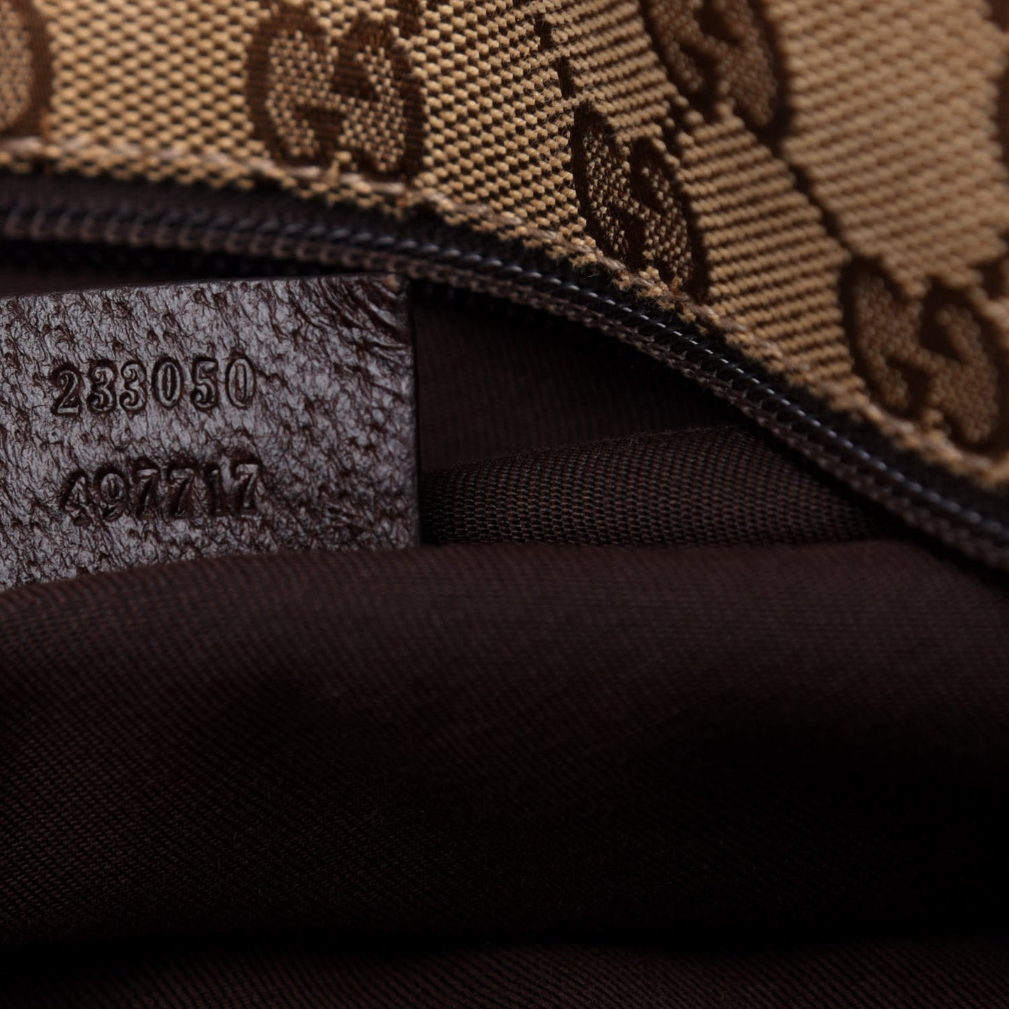 GG Monogram Web Medium Collapsible Carry On Duffle Beige Brown