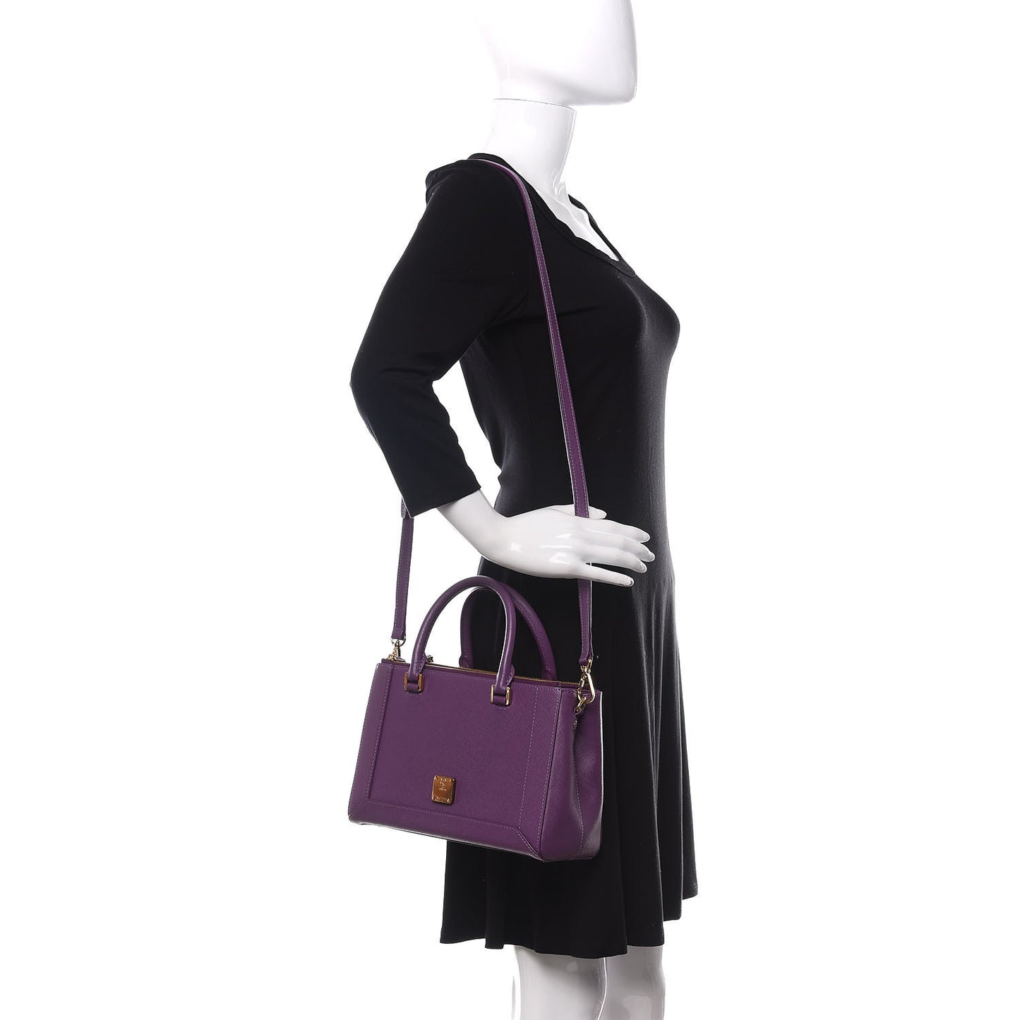 Saffiano Nuovo Tote Purple