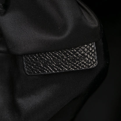 Burberry Calfskin Nylon Duffle Bag Black 6 of 10