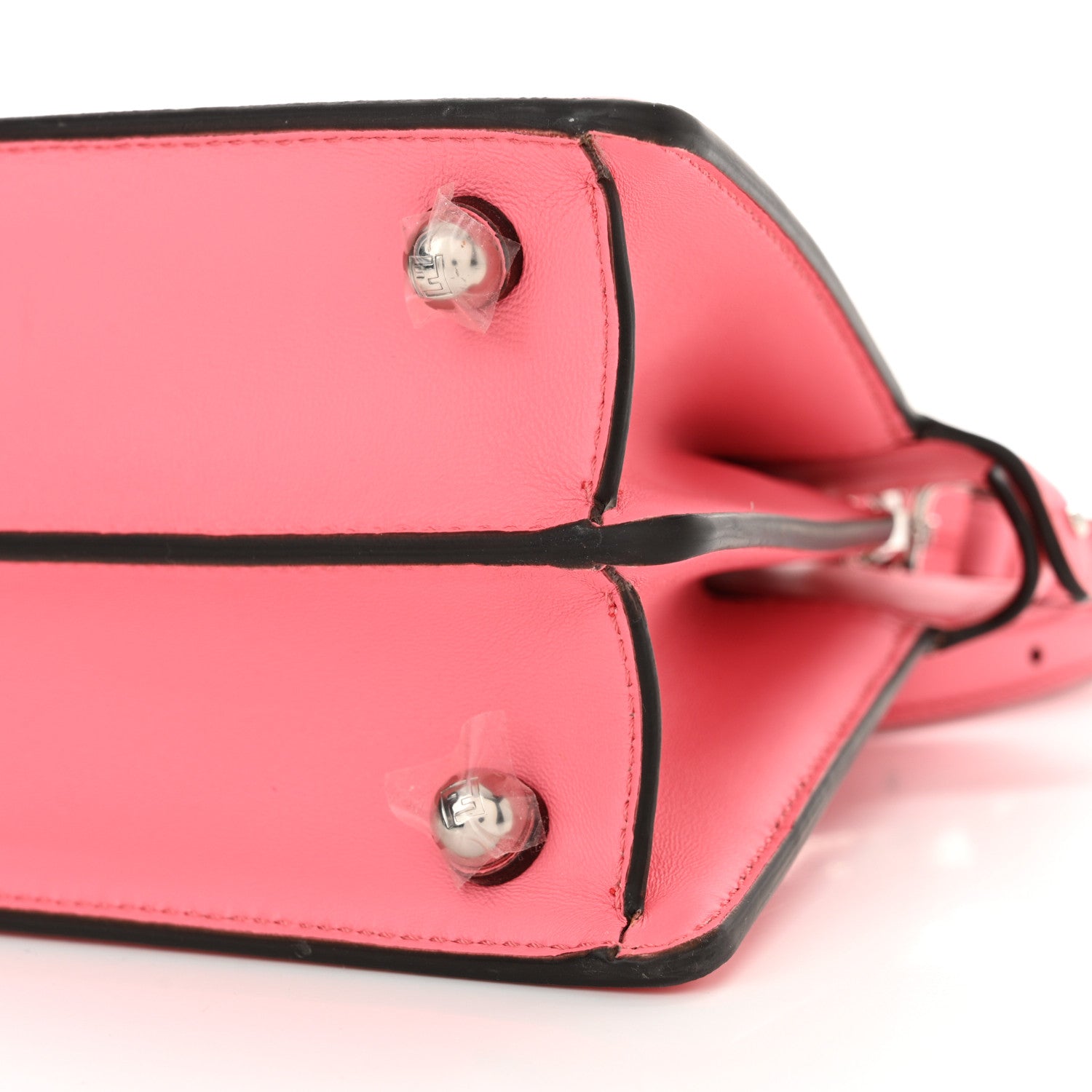 Fendi Shiny Nappa Petite Peekaboo I SEE U Satchel Pink Dalia 12 of 12