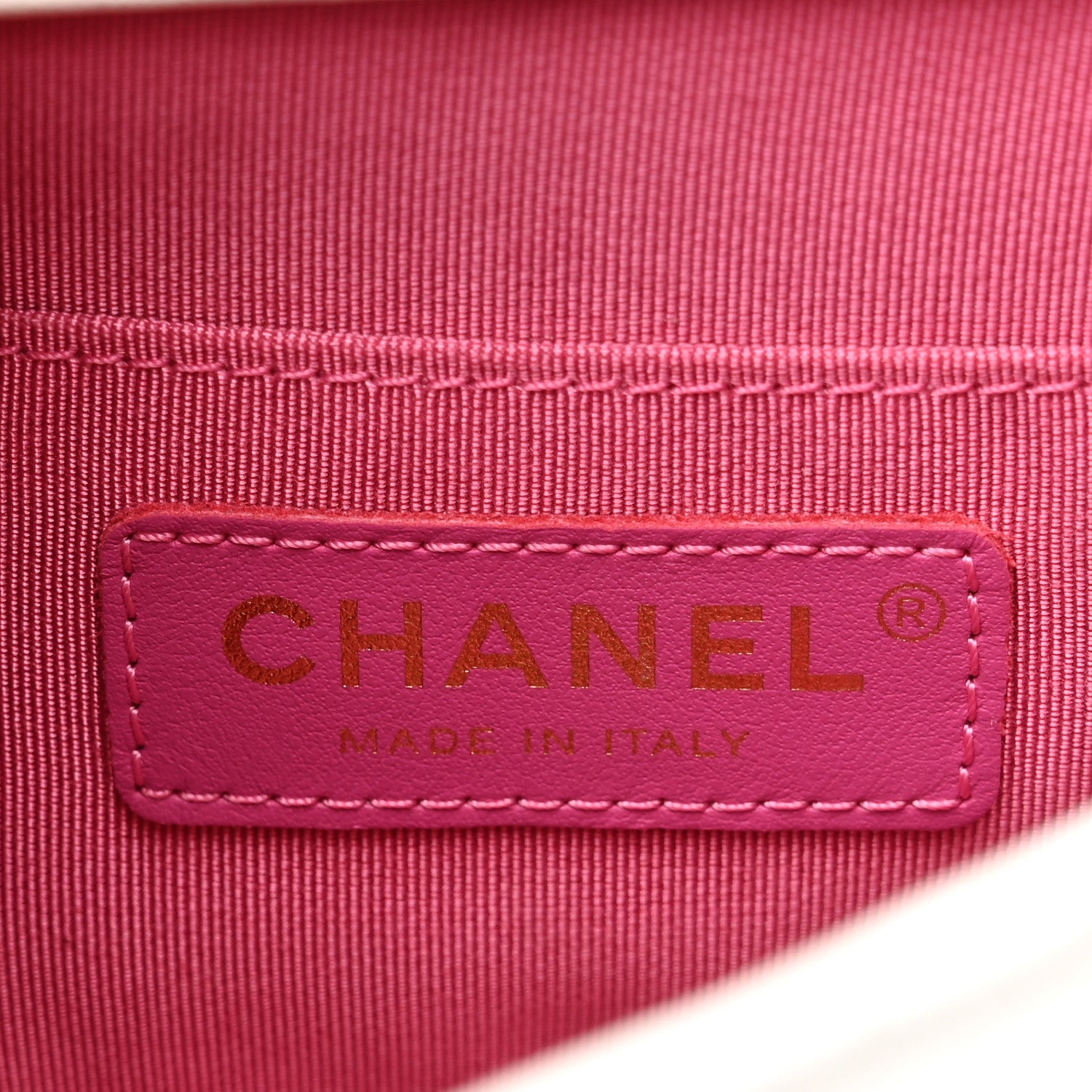 Chanel Lambskin Quilted Small In The Loop Handle Flap Bag White 6 of 11