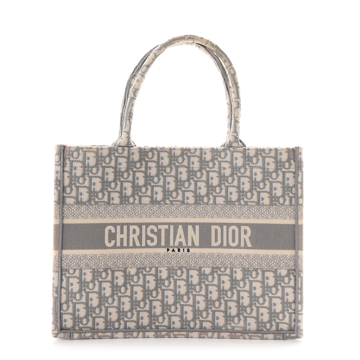 Christian Dior Oblique Medium Book Tote Grey 1 of 11