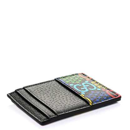 Gucci GG Supreme Monogram Psychedelic Card Holder Black 3 of 4