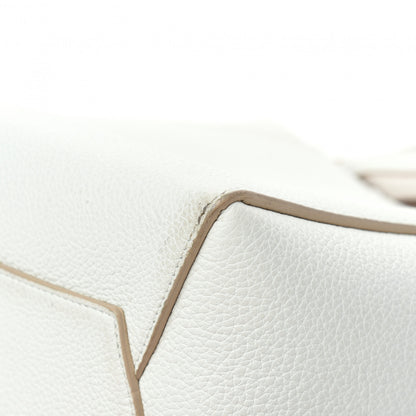 Celine Soft Grained Calfskin Small Sangle Bucket Bag White 11 of 15