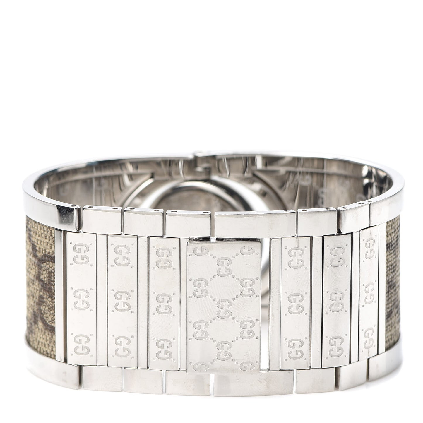 Stainless Steel Canvas Mother of Pearl 33mm Twirl Monogram Quartz Watch